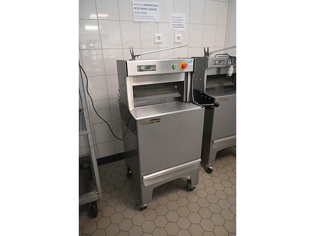 Vlb pano 45 - 12,5mm rvs automatische broodsnijmachine - afbeelding 2 van  6
