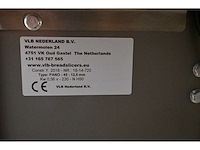 Vlb pano 45 - 12,5mm rvs automatische broodsnijmachine - afbeelding 6 van  6