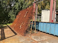 Vlechtmatten op materiaalrek (2x) - afbeelding 3 van  5
