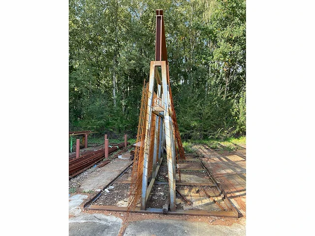 Vlechtmatten op materiaalrek (2x) - afbeelding 4 van  5