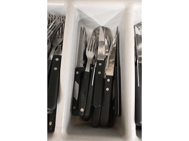 Vleesmessen en vorken bestek set - afbeelding 3 van  5