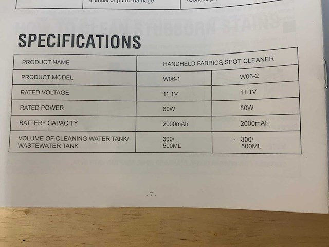 Vlekkenreiniger - spotcleaner - afbeelding 8 van  8