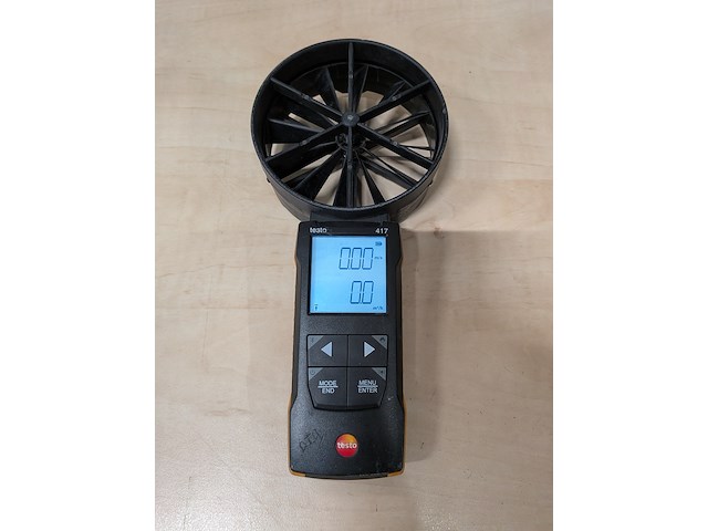 Vleugelrad-anemometer, testo, 417 - afbeelding 7 van  12