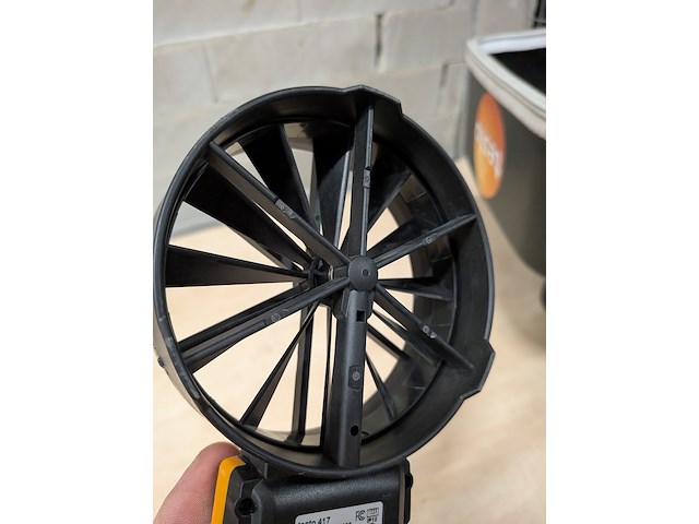 Vleugelrad-anemometer, testo, 417 - afbeelding 10 van  12