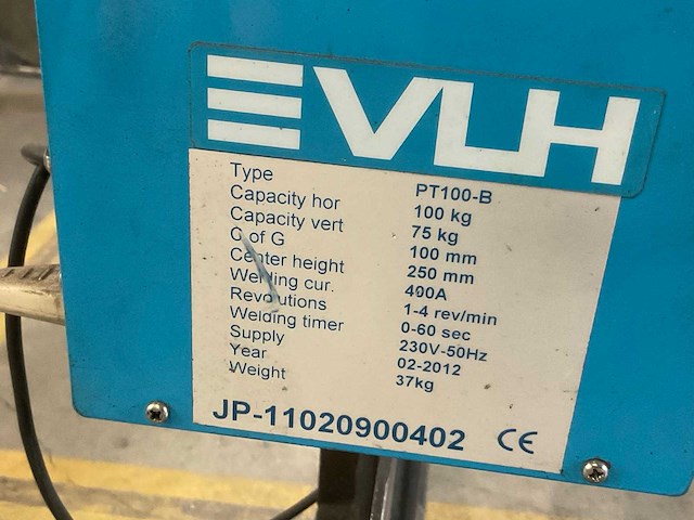 Vlh pt100-b lasmanipulator - afbeelding 8 van  8