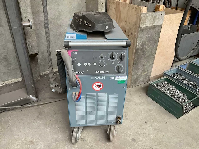 Vlh syn mag 5100 / dvk5100 mig / mag lasapparaat met regelunit op zwenkarm - afbeelding 7 van  11
