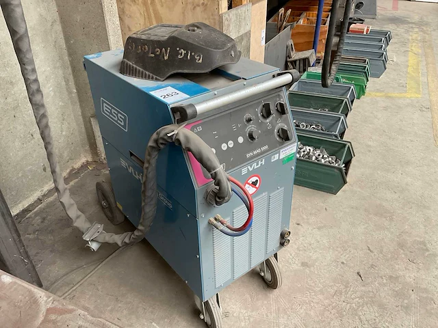 Vlh syn mag 5100 / dvk5100 mig / mag lasapparaat met regelunit op zwenkarm - afbeelding 8 van  11