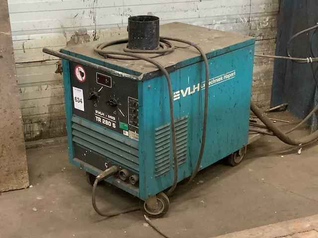 Vlh tr280s mig lasapparaat met regelunit op zwenkarm - afbeelding 3 van  10