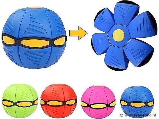 Vliegende ufo bal – binnen en buiten gebruik - blauw - afbeelding 2 van  3