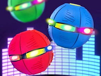 Vliegende ufo bal – binnen en buiten gebruik roze - afbeelding 1 van  3