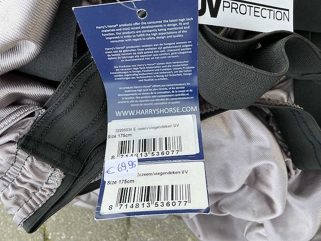 Vliegendeken eczeem uv 175 cm paarden - afbeelding 2 van  2
