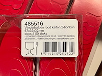 Vlinderballotin rood (3600x) - afbeelding 2 van  2