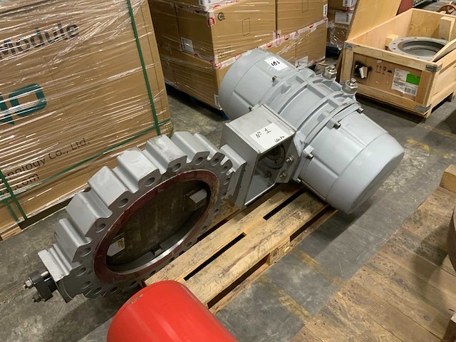 Vlinderklep met actuator - afbeelding 2 van  4