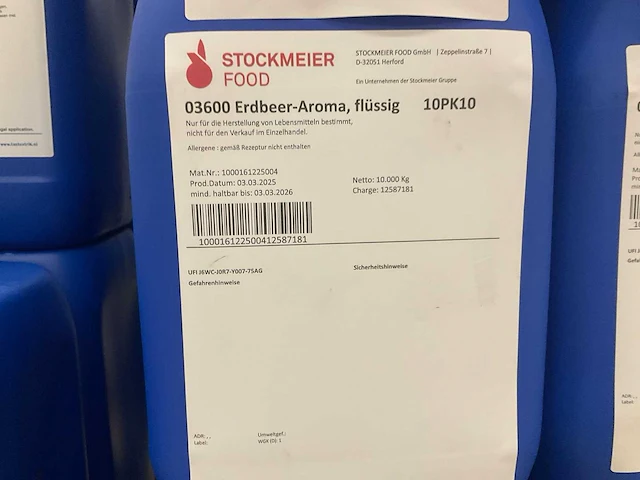 Vloeibare aardbeienaroma (4x) - afbeelding 1 van  3