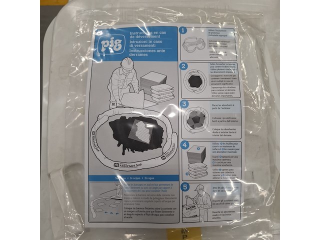 Vloeistof opruimkit pig, spill kit - afbeelding 3 van  5