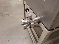 Vloeistofbak op verrijdbaar onderstel rvs/metaal - afbeelding 2 van  5