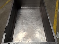 Vloeistofbak op verrijdbaar onderstel rvs/metaal - afbeelding 5 van  5