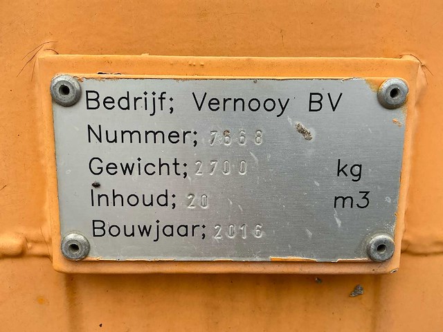Vloeistofdichte slibcontainer - afbeelding 10 van  13