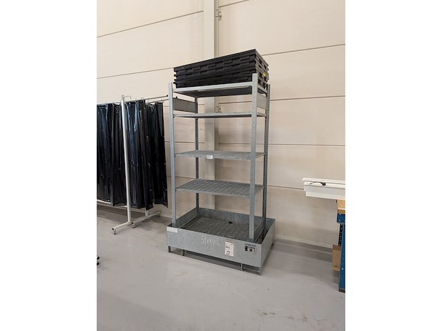 Vloeistoflekbak met stelling bauer, 3021, bouwjaar 2007 - afbeelding 1 van  10