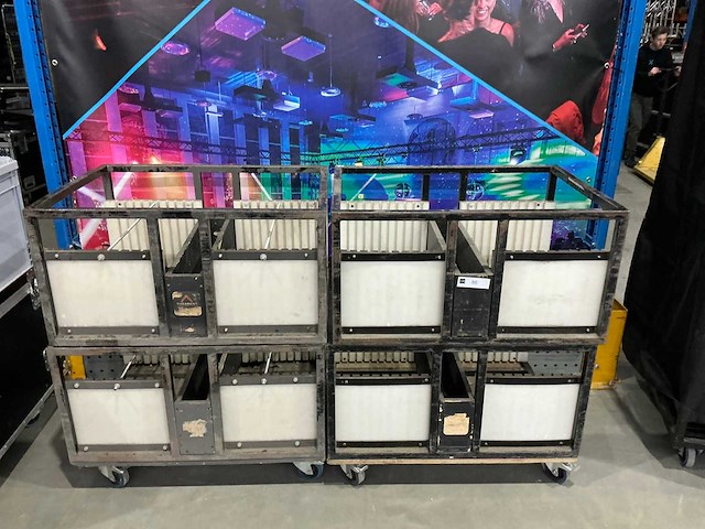 Vloer baseplate plaat trolley (4x) - afbeelding 1 van  3