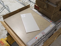 Vloer en wandtegels op pallet waaronder ruim 50 stuks 60 x 60 cm en 200 stuks 20 x 40 cm. - afbeelding 3 van  3