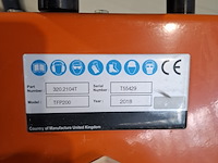 Vloerfreesmachine - 230v trelawny, tfp200 230v, bouwjaar 2018 - afbeelding 5 van  9