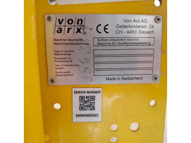 Vloerfreesmachine 195mm benzine von arx, fr200, bouwjaar 2019 - afbeelding 7 van  7