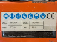 Vloerfreesmachine 230v trelawny, tfp200 230v, bouwjaar 2019 - afbeelding 6 van  18
