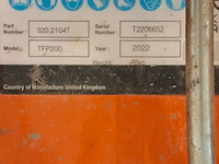 Vloerfreesmachine 230v trelawny, tfp200 230v, bouwjaar 2022 - afbeelding 8 van  10