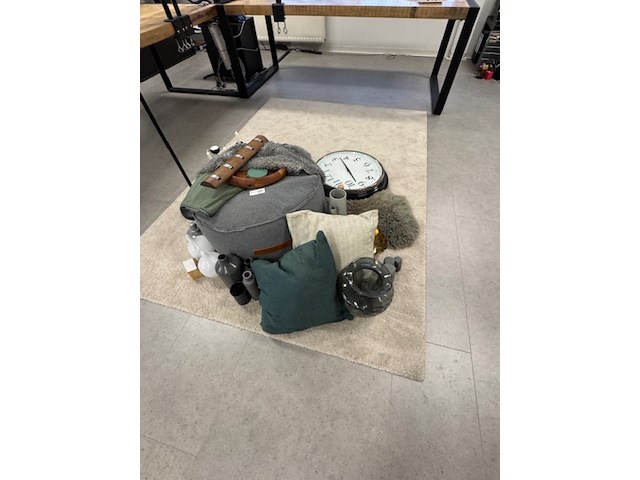 Vloerkleed en diverse accessoires, crème - afbeelding 5 van  11