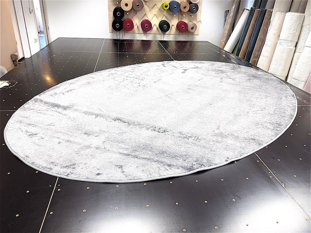 Vloerkleed, m-ray, ovaal, grijs / taupe - afbeelding 2 van  4