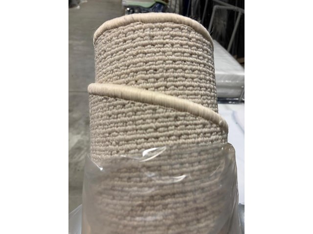 Vloerkleed, m-ray, ovaal, licht beige - afbeelding 1 van  4