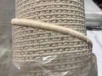 Vloerkleed, m-ray, ovaal, licht beige - afbeelding 1 van  4