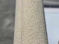 Vloerkleed, m-ray, rechthoek, creme