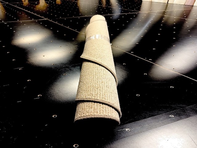 Vloerkleed, m-ray, rond, beige - afbeelding 4 van  4