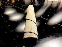 Vloerkleed, m-ray, rond, beige - afbeelding 4 van  4