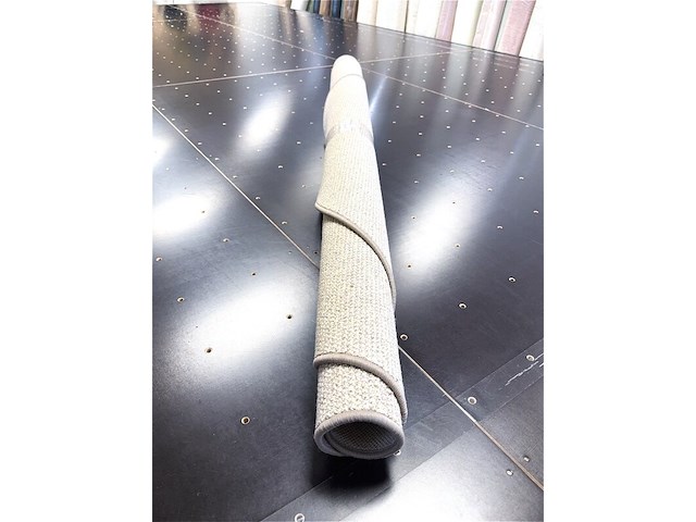 Vloerkleed, m-ray, rond, gemêleerd beige - afbeelding 4 van  4