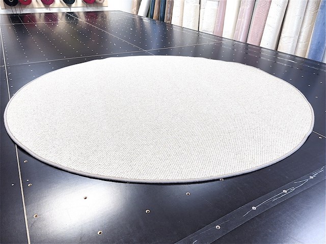 Vloerkleed, m-ray, rond, gemêleerd beige - afbeelding 2 van  4