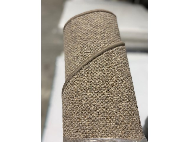 Vloerkleed, m-ray, rond, gemêleerd grijs - afbeelding 1 van  4