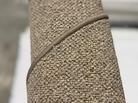 Vloerkleed, m-ray, rond, gemêleerd grijs - afbeelding 1 van  4