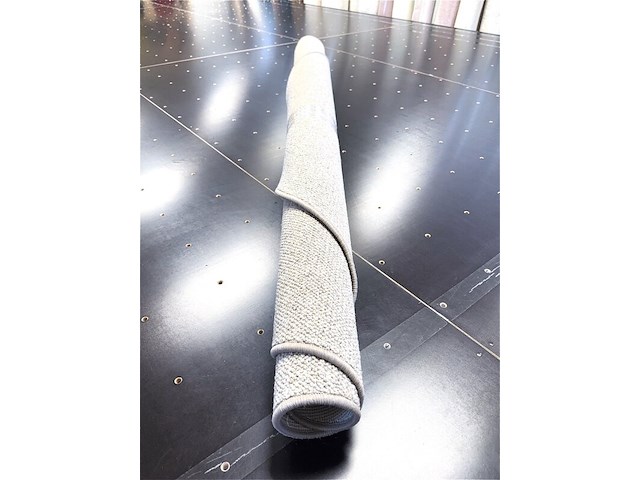 Vloerkleed, m-ray, rond, gemêleerd grijs - afbeelding 4 van  4