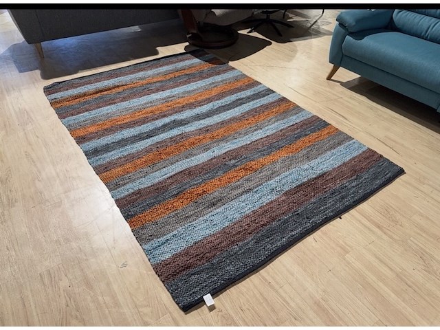 Vloerkleed, meerkleurig leer - afbeelding 1 van  1