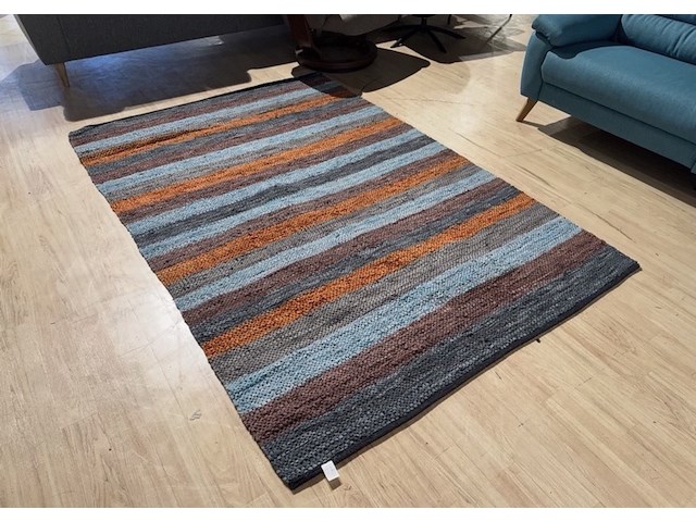 Vloerkleed, meerkleurig leer - afbeelding 1 van  1