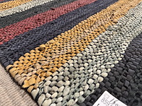 Vloerkleed, meerkleurig leer - afbeelding 2 van  2