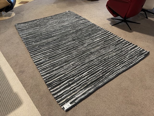 Vloerkleed, meerkleurig leer - afbeelding 1 van  2