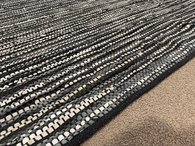 Vloerkleed, meerkleurig leer - afbeelding 2 van  2