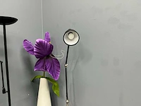 Vloerlamp (2x) met kunstplant met pot - afbeelding 4 van  9