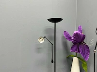 Vloerlamp (2x) met kunstplant met pot - afbeelding 5 van  9