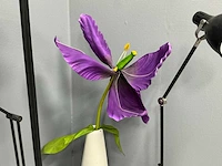 Vloerlamp (2x) met kunstplant met pot - afbeelding 9 van  9