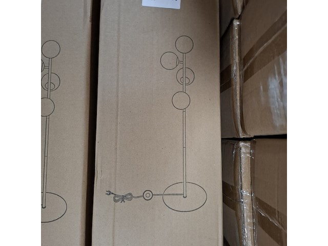 Vloerlamp, furniqs, crystal - afbeelding 3 van  4